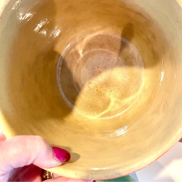 1940’s Oscar the dough boy primitive folk art cookie jar with green lid - Picture 12 of 13